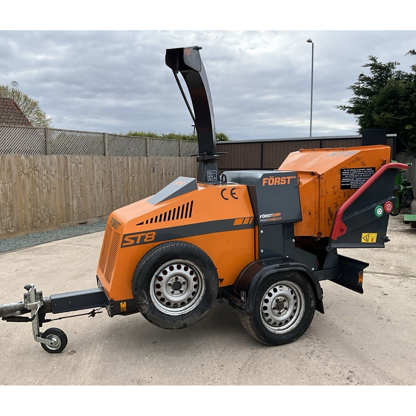 2018 FORST ST8D FAST TOW DIESEL WOODCHIPPER